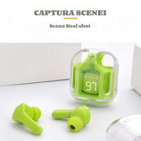 Căști Wireless TWS Transparente – 8D Dolby, Bluetooth 5.3, Încărcare Rapidă Type-C, Rezistente la Apă engross [19]