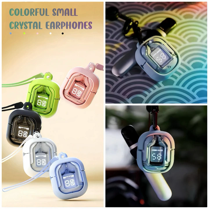 Căști Wireless TWS Transparente – 8D Dolby, Bluetooth 5.3, Încărcare Rapidă Type-C, Rezistente la Apă engross [22]