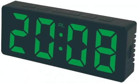 Ceasuri decorative - Ceas Digital DS-3806C cu Afișaj LED pentru Oră, Dată și Temperatură, Alarmă Integrată și Design Modern engross