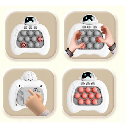 Consolă joc electronic Pop It, arcade anti-stres, dezvoltă memoria și concentrarea, cu lumini și muzică [4]