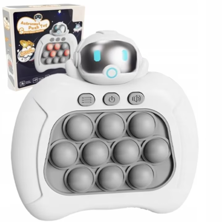 Produse si jucarii pentru copii - Consolă joc electronic Pop It, arcade anti-stres, dezvoltă memoria și concentrarea, cu lumini și muzică