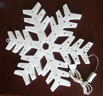 Decorațiuni Luminoase RGB Fulg de Zăpadă – Cadouri și Suveniruri de Anul Nou, Multiple Moduri de Iluminare engross [2]