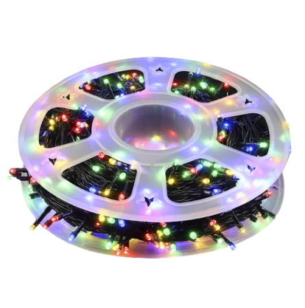 Magia Craciunului - Instalație de Crăciun Liniară, 3.6W, Multicolor, 40-100m, 8 Moduri de Lumină  engross