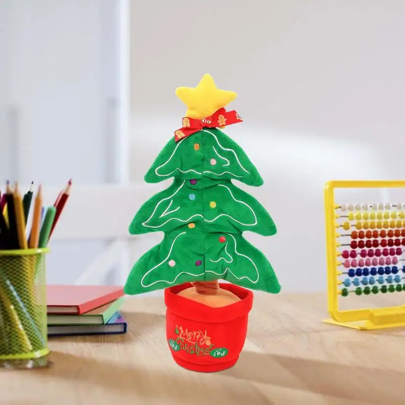Jucărie de Crăciun Interactivă Dansatoare cu Lumină și Muzică – Păpușă de Pluș Festivă (Pom, Elan, Turtă Dulce, Mos Craciun, Pinguin) engross [2]