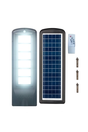 Lampă Solară LED Stradală 2000W, IP66, cu Senzor de Mișcare și Crepuscul + Telecomandă engross [4]