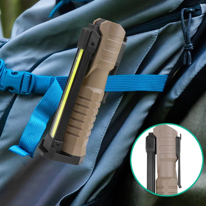 Lanternă de Lucru COB LED, 400 lm, Acumulator, IPX4, Rabatabilă 360°, cu Magnet, Power Bank, Reîncărcare USB-C engross [5]