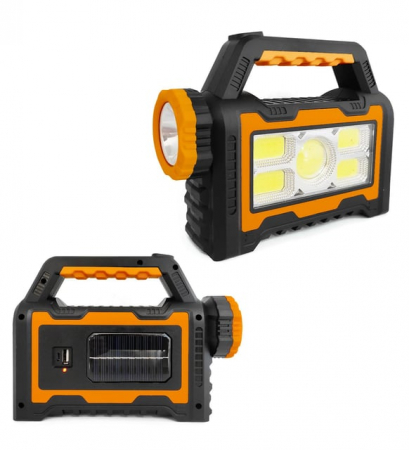 lampi si Lanterne solare led engros - Lanternă Solară Interactivă S-8030-B, 1200 Lumeni, 83+1 LED, Încărcare USB & Solar engross