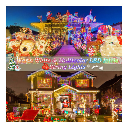 Lumini LED Crăciun cu Baterii & Telecomandă – 5/10m, Impermeabil IP44, 8 Moduri de Iluminare, Interior/Exterior [1]