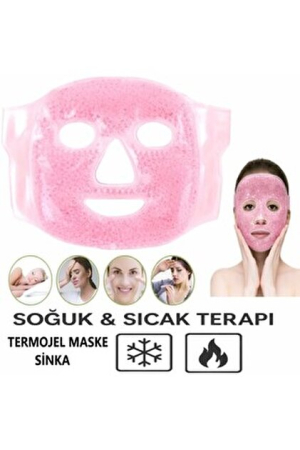 Mască Facială Răcoritoare cu Gel și Gheață, Cosmetica Relaxantă pentru Față, Calmarea Tenului și Reducerea Oboselii [2]