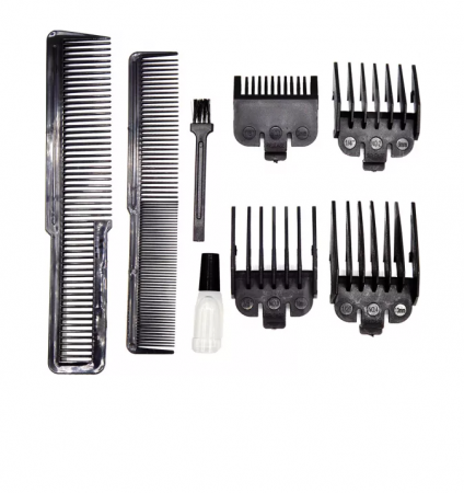 Mașină de Tuns Profesională Geemy GM-6081 – Auriu, 4 Capete, Baterie 2000mAh, Engross [3]