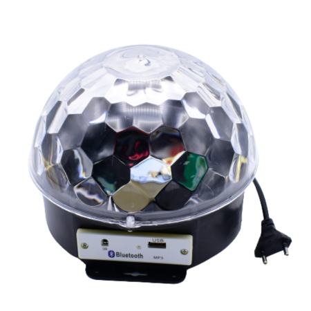 Minge Proiector glob Disco cu Senzor Sunet, 6 LED-uri RGB, Telecomandă, MP3 & Bluetooth – Efecte Luminoase Profesionale engross [3]