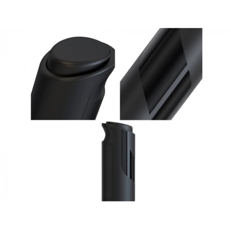 Mixer electric pentru spumă de lapte cu suport vertical, motor puternic, oțel inoxidabil, pentru lapte cald/rece, alimentare baterii AA, negru [7]