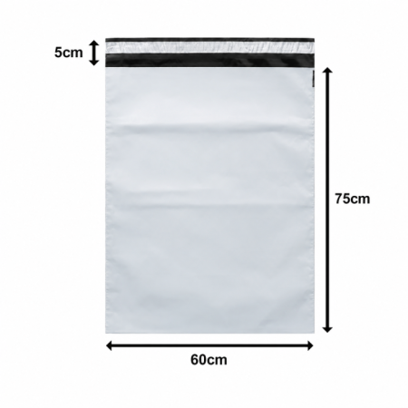 Ambalare si Consumabile - Plic pentru curierat 60x 75 + 5 cm, 100 microni, autoadeziv, gri, interior negru - express21