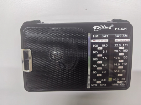 Radio cu ceas & portabile - Radio portabil PX-621 cu MP3, 4 benzi FM/AM/SW1-2, USB/TF Engross