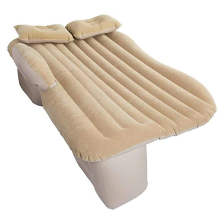 Saltea Gonflabilă Auto 130x80 cm – Pat pentru Mașină cu 2 Perne, Pompă Electrică și Accesorii Incluse [6]