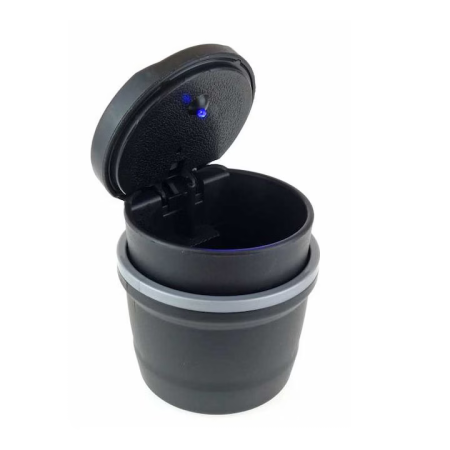 Scrumieră Auto cu LED și Clește pentru Țigară, Design Compact pentru Suport Pahare, Ușor de Curățat engross [4]