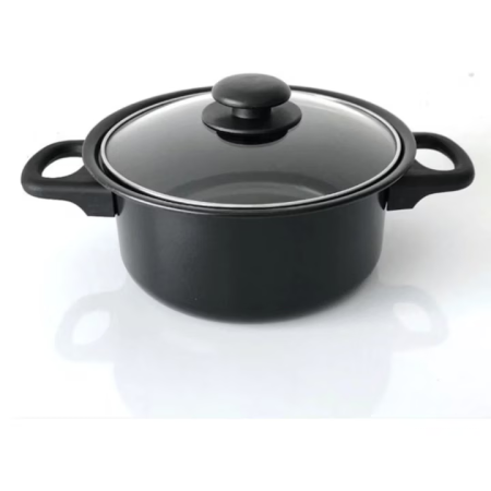 Set 13 Piese Oale și Tigaie Antiaderente, Negru, Silicon Alimentar Rezistent la Căldură, Ideal pentru Bucătărie Casnică și Profesionistă [1]