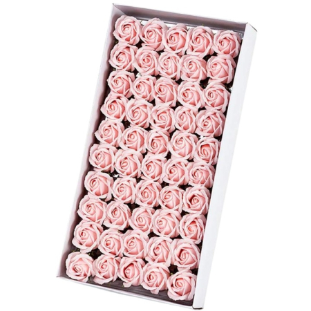 Set 50 Trandafiri din Săpun Parfumat – Mix de Culori, Aspect Real, Cadou Elegant și Aranjamente Decorative engross [3]