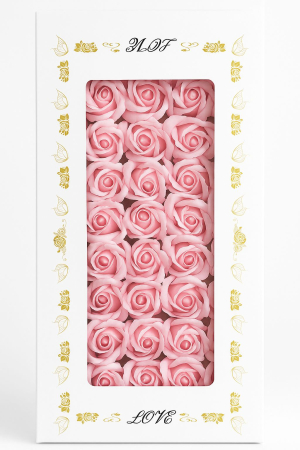 Flori de sapun parfumate - Set 50 Trandafiri din Săpun Parfumat – Mix de Culori, Aspect Real, Cadou Elegant și Aranjamente Decorative engross