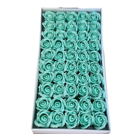 Flori de sapun parfumate engross - Set 50 Trandafiri din Săpun Parfumat – Mix de Culori, Aspect Real, Cadou Elegant și Aranjamente Decorative engross