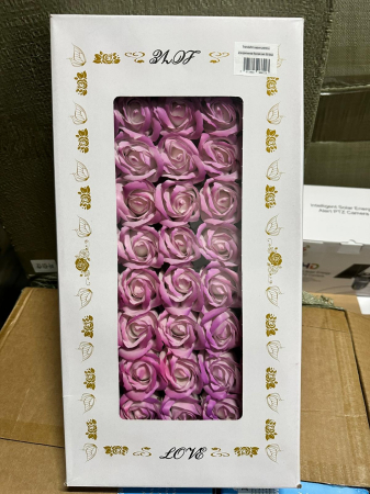 Set 50 Trandafiri din Săpun Parfumați, 8 culori in două nuanțe, dimensiune trandafir 5x5 cm, Ideal pentru Valentine’s Day, Crăciun și Cadouri deosebite engross [1]