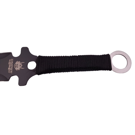 Set topor multifuncțional de camping cu cuțit și accesorii de supraviețuire + sabie de vânătoare cu teacă inclusă, oțel 440C, dimensiuni 35.5 cm / 68.5 cm [3]