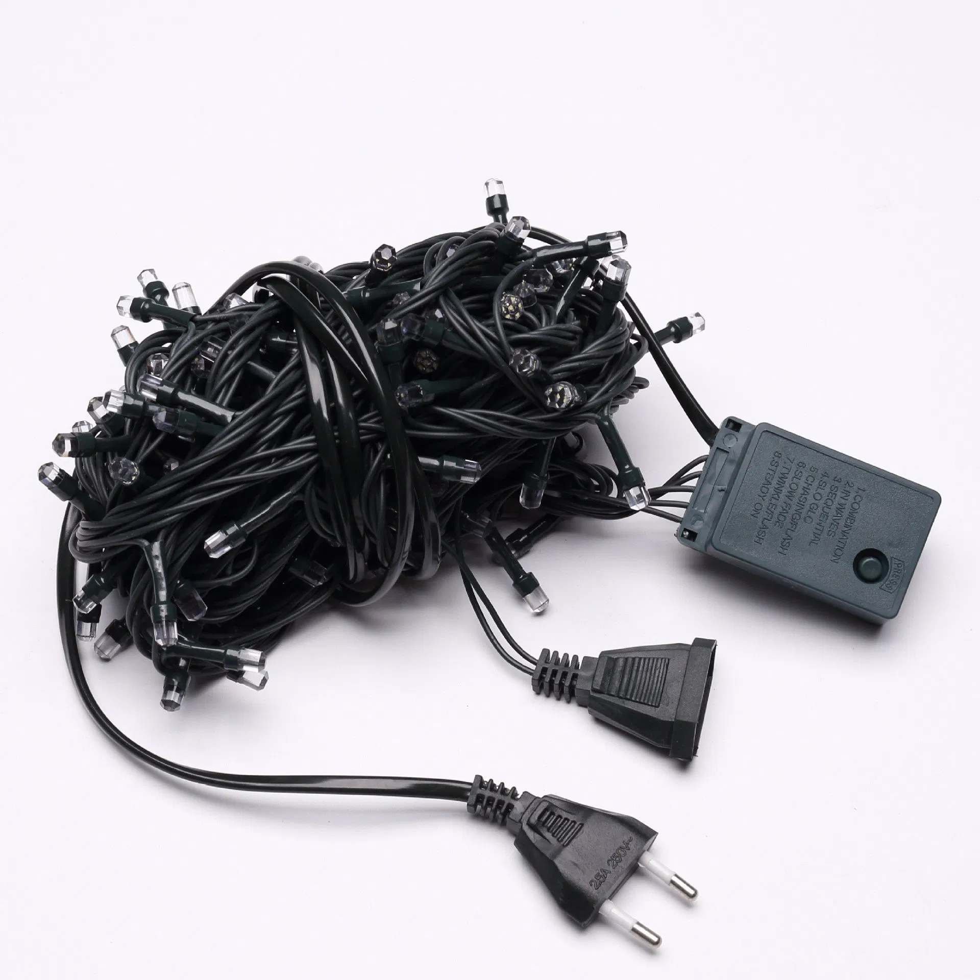 Șir Luminițe de Crăciun Multicolore LED – 9/12/18m, 100/200/300 LED-uri, Controler cu 8 Moduri, Super Luminoase engross [4]