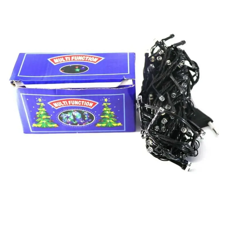 Șir Luminițe de Crăciun Multicolore LED – 9/12/18m, 100/200/300 LED-uri, Controler cu 8 Moduri, Super Luminoase engross [2]