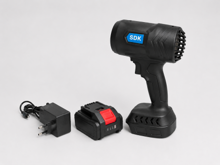 Suflantă fără fir 48V cu motor puternic, acumulator reîncărcabil și încărcător inclus, design compact și mâner ergonomic pentru utilizare confortabilă [2]