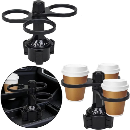 Suport Auto Universal pentru Pahare, Extensibil și Reglabil, Rotire 360°, Compatibil cu Sticle, Căni și Băuturi, Fabricat din ABS Durabil, Ideal pentru Interiorul Mașinii [3]