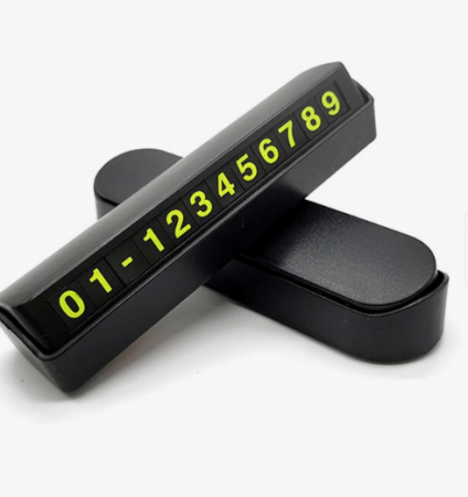 Accesorii auto - Suport Număr Telefon Auto – Accesoriu Practic și Durabil pentru Vizibilitatea Contactului în Mașină engross