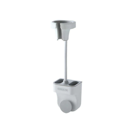 Suport Uscător de Păr cu Montare pe Perete, Fără Perforare, Unghi Reglabil, Plastic Rezistent – 350g engross [2]