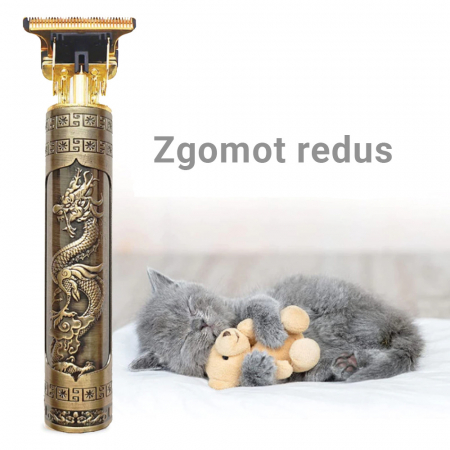 Aparat de tuns T9 engros – lame inox, motor silențios, reglabil, , ușor de curățat, ideal pentru uz casnic și saloane engros [3]