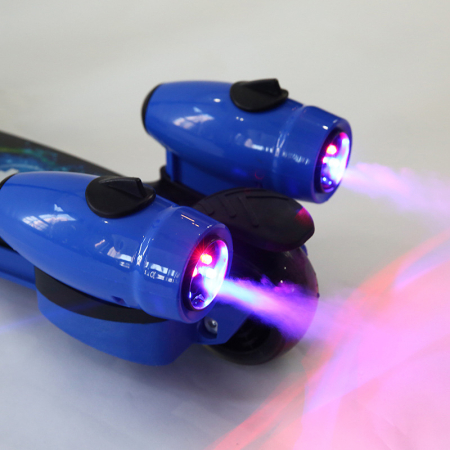Trotinetă copii Rocket cu aburi, lumini LED și sunete, 3 roți, pliabilă, ghidon reglabil 61–81 cm, max. 60 kg [2]