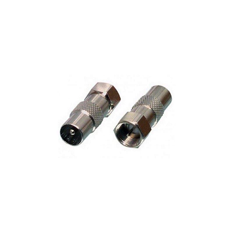 Adaptor mufa cablu coaxial tata TV - F tata [1]