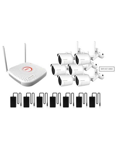 Amiko WIFI KIT-6900 – sistem complet de supraveghere wireless cu 6 camere Full HD [4]
