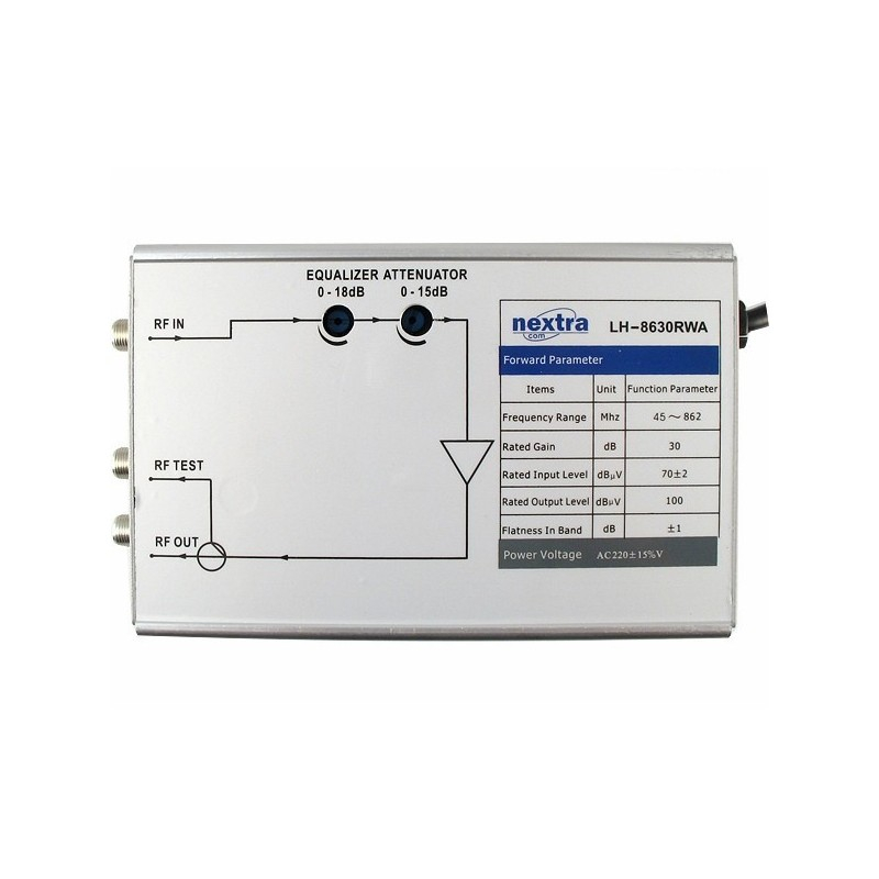 Amplificator semnal TV/CATV 30db Nextra LH-8630RWA [2]