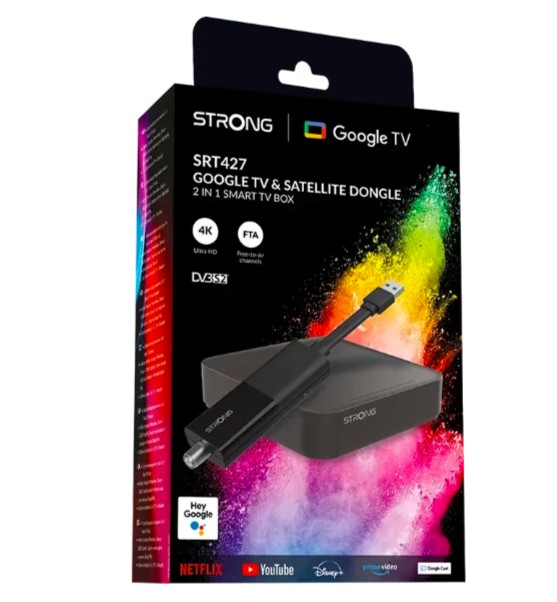 Strong SRT427 4K Google TV & Receiver Satelit – 2-in-1 Smart TV Box [2]