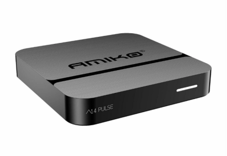 MediaPlayer TV Box cu Android - Amiko A14 Pulse OTT 4K Android 14 Smart TV Box