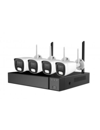Sisteme de supraveghere - Amiko KIT-5900 – sistem de camere WiFi 5 MP cu 4 camere wireless