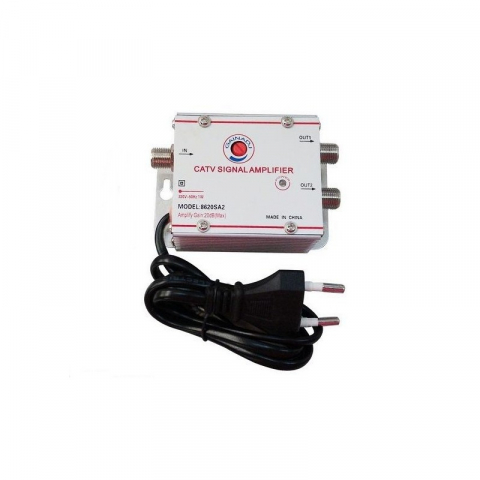 Amplificatoare TV - Amplificator splitter semnal TV/CATV, 2 iesiri, 20db
