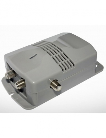 Amplificatoare TV - Amplificator semnal TV/CATV, 2 iesiri, 20db Amiko AAD-250