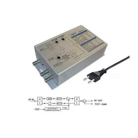 Amplificator semnal TV/CATV, 30db Nextra LH-8630 RA CI cale inversa