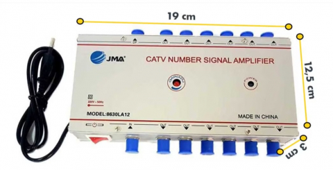 Amplificator splitter semnal TV/CATV, 12 iesiri, 20db [2]