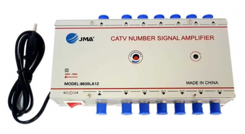Amplificatoare TV - Amplificator splitter semnal TV/CATV, 12 iesiri, 20db
