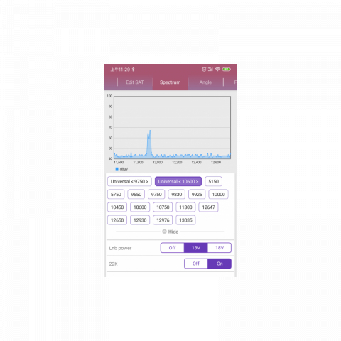 Aparat de masura cu aplicatie mobila, CATV, SAT si DVB-T-Mobile Tracker BT Amiko [3]