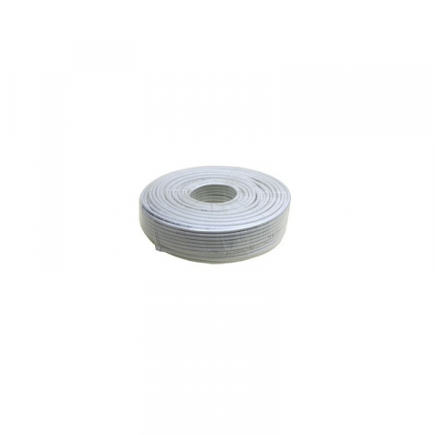 Cabluri coaxiale - Cablu TV coaxial RG6/U triplu ecranat, cupru, Amiko