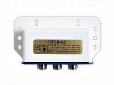 Splittere si distribuitoare - Comutator DiSEqC 2/1 aMIKO