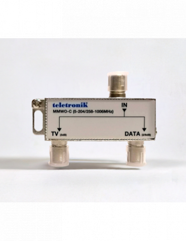 Accesorii internet - Diplexer multimedia pentru cablu TV și date Teletronik MMWO-C 5-1000MHz