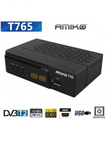 Receptie TV terestra DVB-T - Receptor terestru Amiko T765 DVB-T/T2